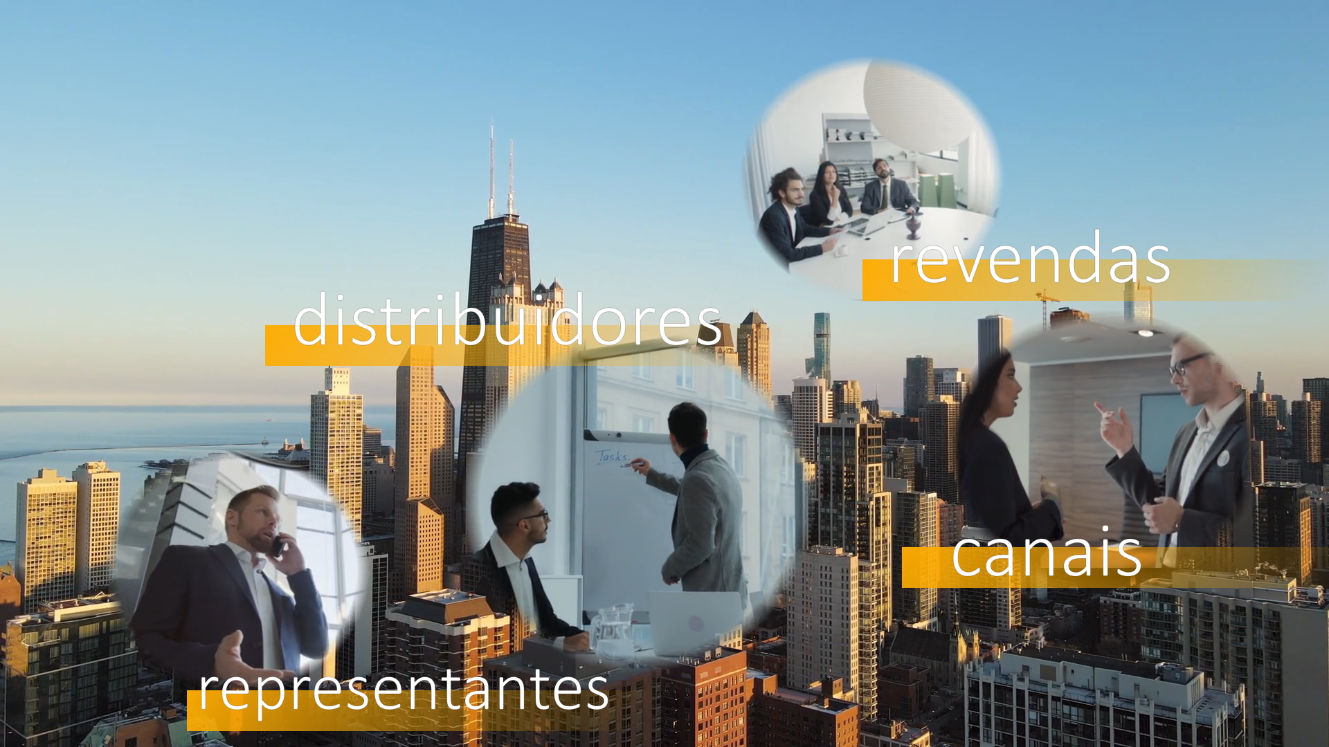 Imagem, fabricantes, revendas, canais e representantes